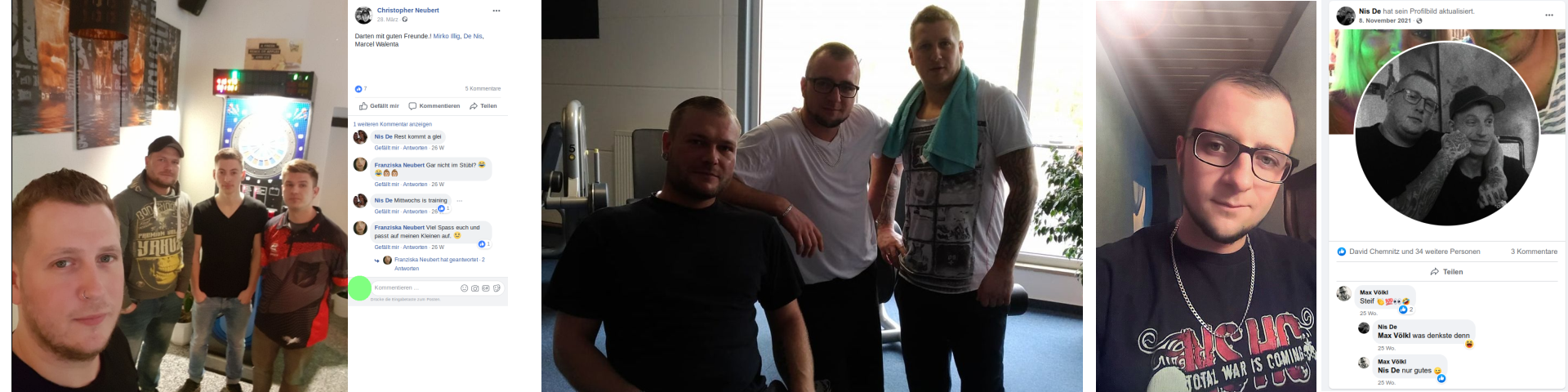 Denis Daudrich, Marcel Walenta u.a., Marcel Walenta, Maximilian Völkl und Denis Daudrich, Maximilian Völkl, Völkl als Facebook-Kommentator