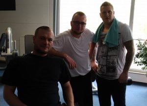 Marcel Walenta, Maximilian Völkl und Denis Daudrich
